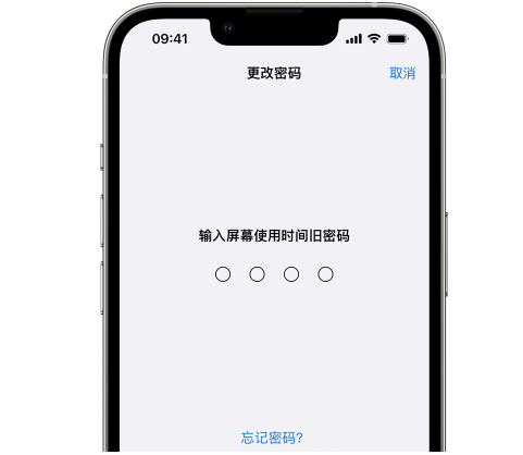 防城港iPhone屏幕维修分享iPhone屏幕使用时间密码忘记了怎么办 