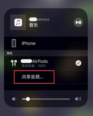 防城港苹果14音频维修点分享iPhone14音频共享设置方法 