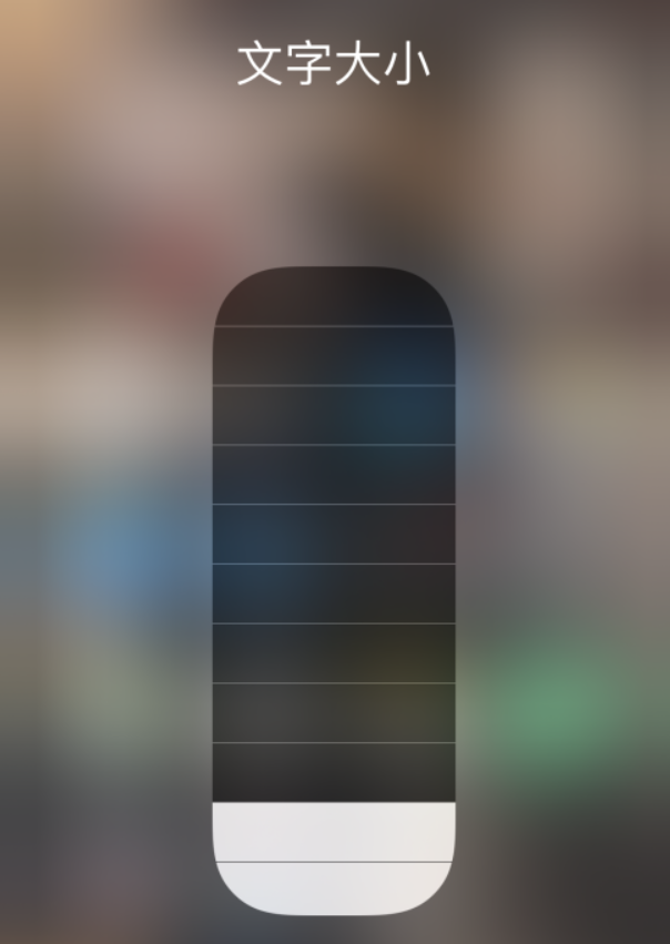 防城港苹果手机维修分享小技巧：在 iPhone 控制中心快速调节字体大小 